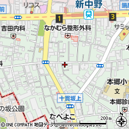 永井荘周辺の地図