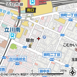とらふぐ亭 立川店周辺の地図