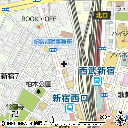新宿公証役場周辺の地図