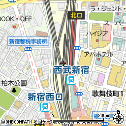ＪＲ東日本　新宿電気システム工事区周辺の地図