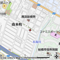 千葉県船橋市南本町38-15周辺の地図