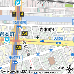 東京都千代田区岩本町3丁目周辺の地図