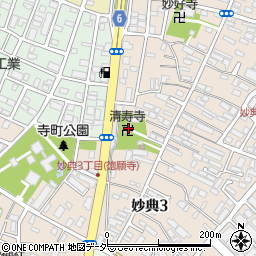 清寿寺周辺の地図