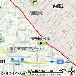 東京都国立市東3丁目1-5周辺の地図