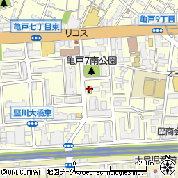 セブンイレブン江東亀戸７丁目南店周辺の地図