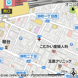 ファミリーマート立川ウインズ前店周辺の地図