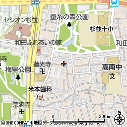 明和荘周辺の地図