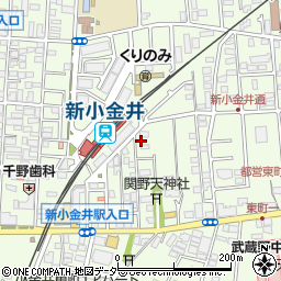 東京都小金井市東町4丁目1-12周辺の地図