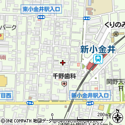 東京都小金井市東町4丁目20-19周辺の地図