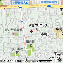 中野エースマンション周辺の地図