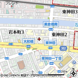 東京都千代田区東神田2丁目5周辺の地図