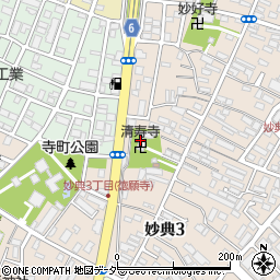 清寿寺周辺の地図