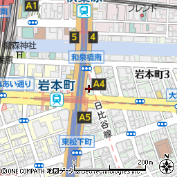 岩本町馬の水飲広場周辺の地図