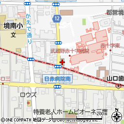 武蔵野消防署武蔵境出張所周辺の地図