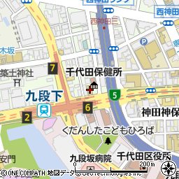 神田江戸銀　九段店周辺の地図