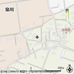 千葉県旭市大塚原周辺の地図