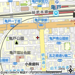 亀戸ビルヂング株式会社周辺の地図