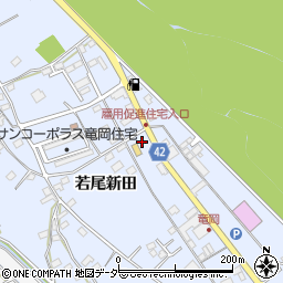セブンイレブン韮崎竜岡店周辺の地図