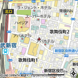 新宿アシベ会館周辺の地図