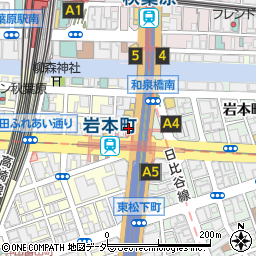 ベローチェ岩本町駅前店周辺の地図