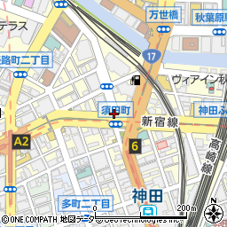 東京都千代田区神田須田町1丁目周辺の地図