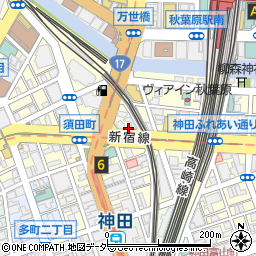 東京都千代田区神田須田町周辺の地図