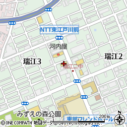 サイクルベースあさひ　瑞江店周辺の地図