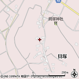 千葉県匝瑳市貝塚538周辺の地図