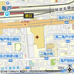 天ぷら 天寅 カメイドクロック店周辺の地図