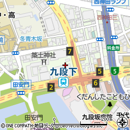 東京都千代田区九段北1丁目13周辺の地図