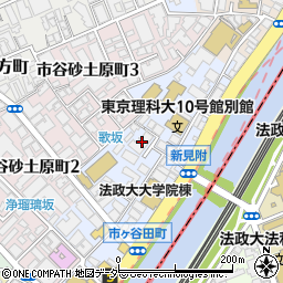 グランベスタージュ市ヶ谷周辺の地図