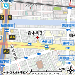 東京都千代田区岩本町3丁目7周辺の地図