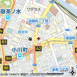 東京都千代田区神田淡路町1丁目4周辺の地図