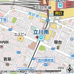 ヘーグル逸見総合教育研究所　立川・本部校周辺の地図