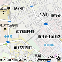 東京都新宿区市谷鷹匠町2周辺の地図