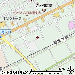 千葉県匝瑳市八日市場イ706周辺の地図