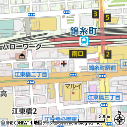なごみ 錦糸町駅前店周辺の地図