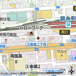 江東橋二丁目公衆トイレ周辺の地図