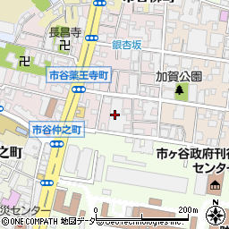 東京都新宿区市谷薬王寺町3周辺の地図