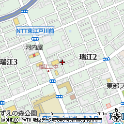 東京都江戸川区瑞江2丁目44-10周辺の地図