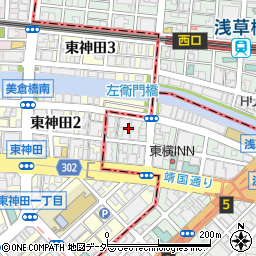 東京都中央区日本橋馬喰町2丁目4周辺の地図