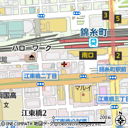 元祖寿司 錦糸町駅前店周辺の地図