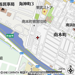 千葉県船橋市南本町21周辺の地図