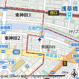 東京都中央区日本橋馬喰町2丁目4-14周辺の地図