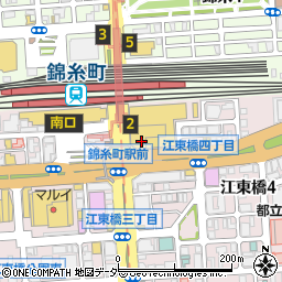 薬局タカサ　PARCO錦糸町店周辺の地図