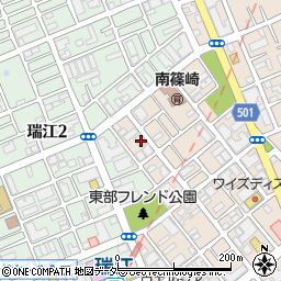 東京都江戸川区南篠崎町3丁目10-12周辺の地図
