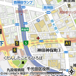 タイムズ神田神保町第１３駐車場周辺の地図