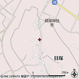 千葉県匝瑳市貝塚536周辺の地図