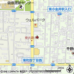 東京都小金井市東町4丁目13-10周辺の地図