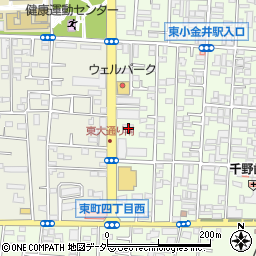 東京都小金井市東町4丁目13-10周辺の地図